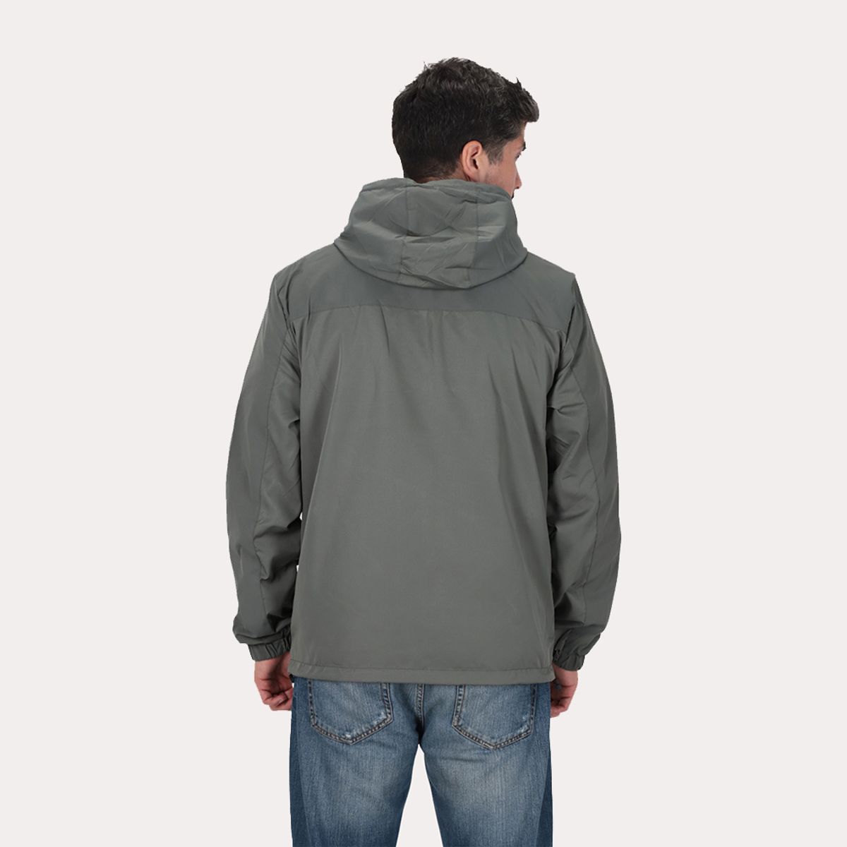 GANGSTER - Cortaviento Reversible Gale Gris Gangster