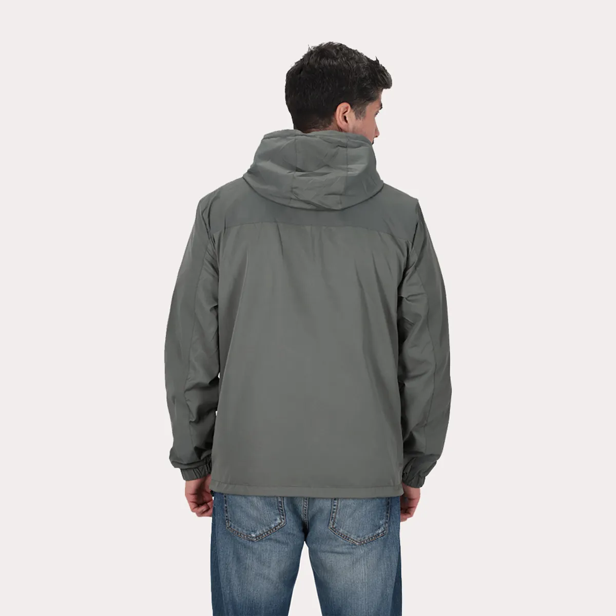 GANGSTER - Cortaviento Reversible Gale Gris Gangster