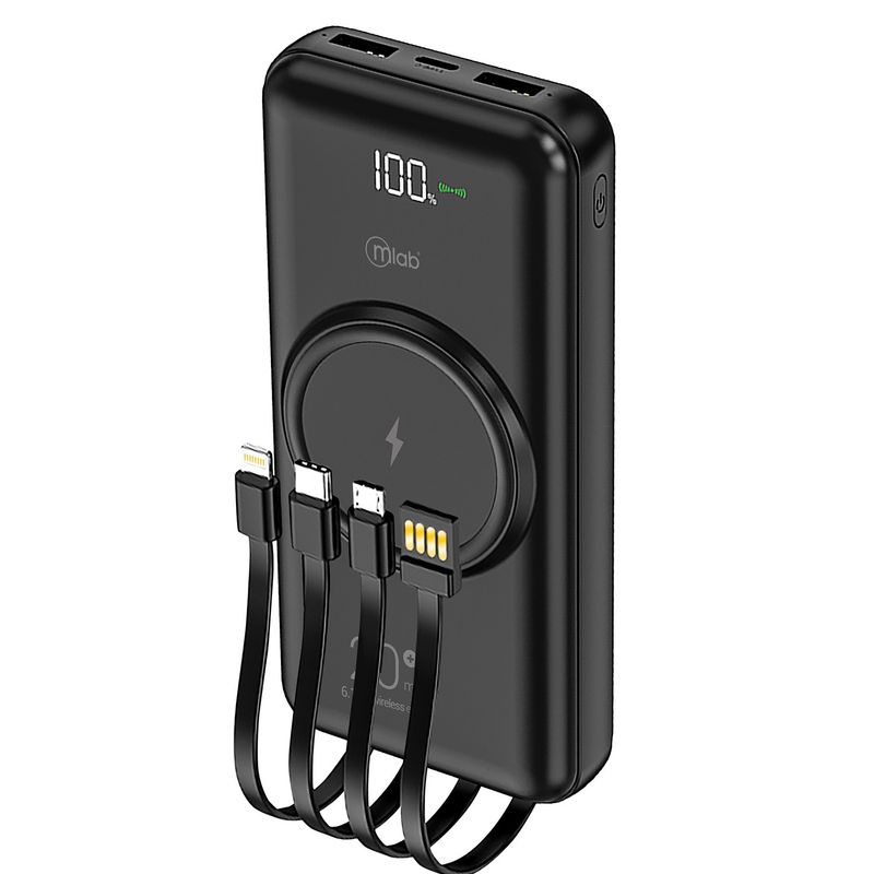 MLAB - Power Bank Big Wireless 20.000 mAh