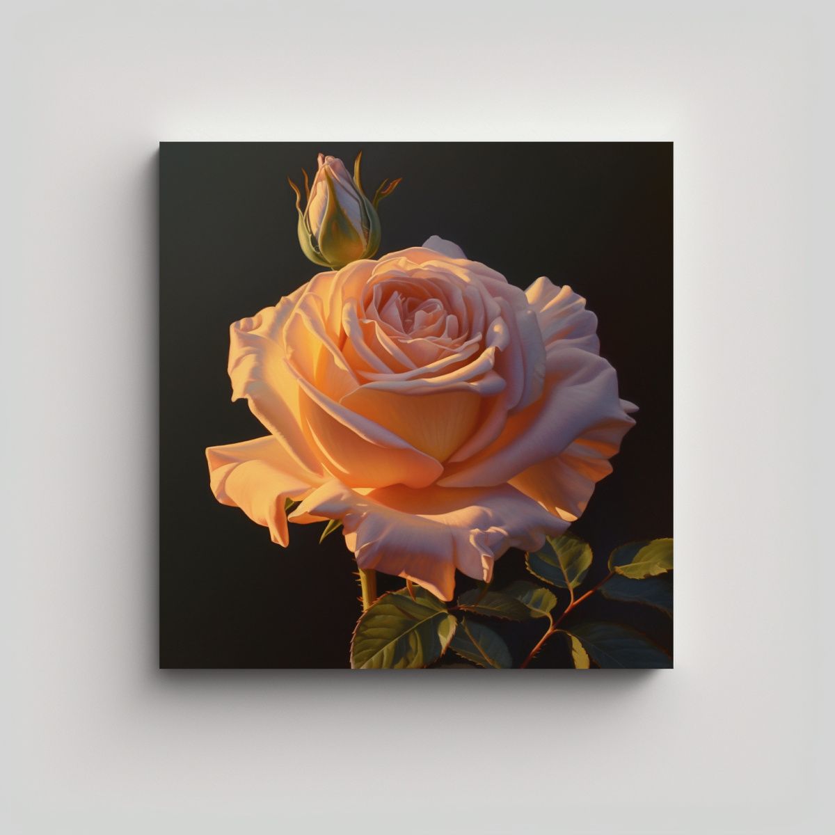 GENERICO - Inspiración Juvenil Composición De Rosas Y 80x80 Cm