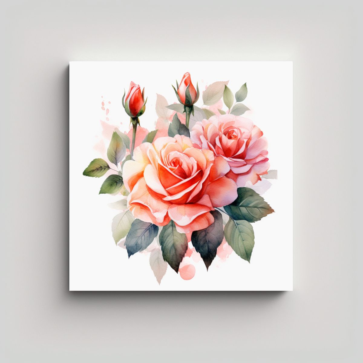 GENERICO - Composición Visual Moderna Cuadros Decorativos 50x50 Cm