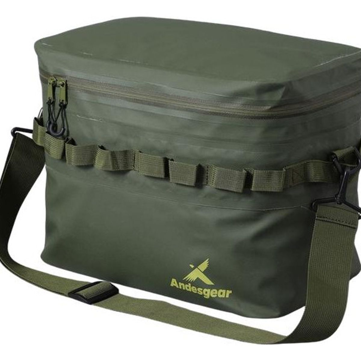 ANDESGEAR - Cooler Compactable Portatil Unisex Adulto Verde