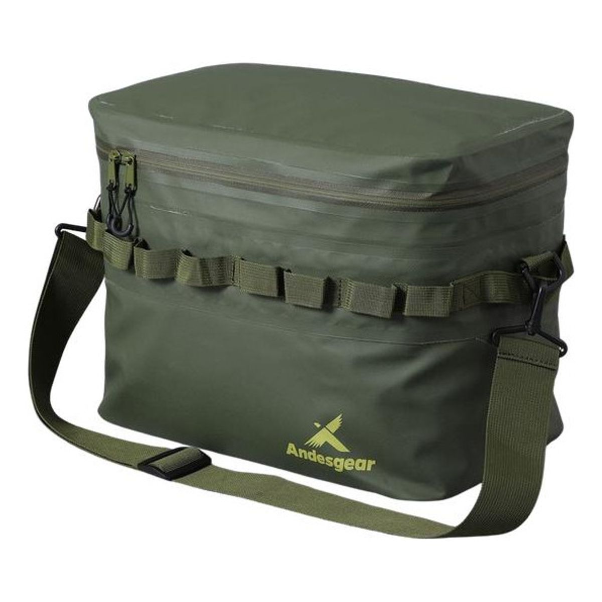 ANDESGEAR - Cooler Compactable Portatil Unisex Adulto Verde