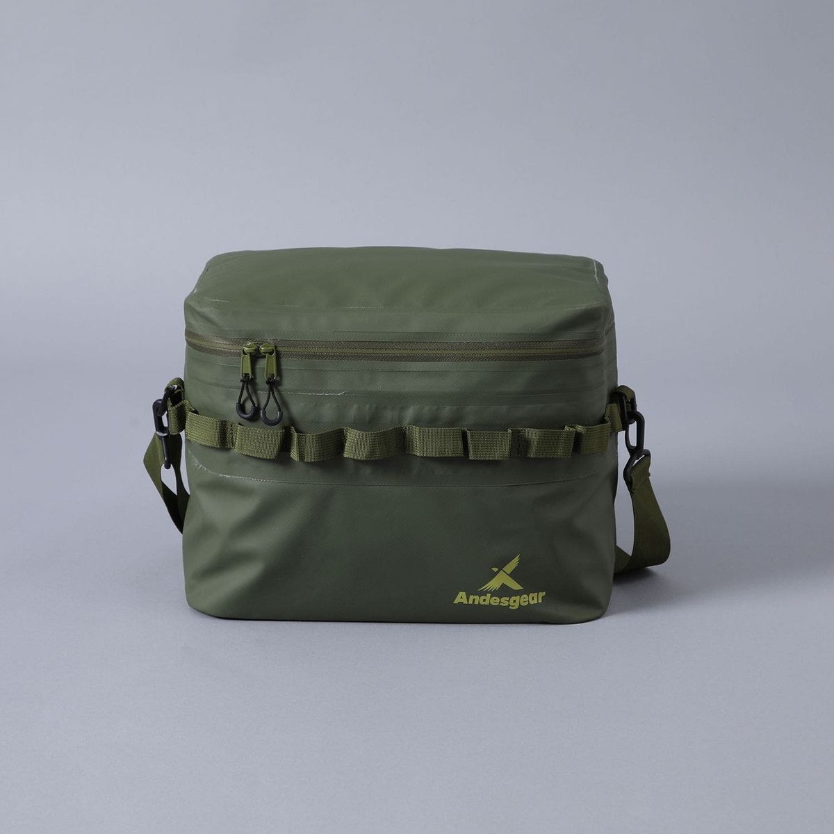 ANDESGEAR - Cooler Compactable Portatil Unisex Adulto Verde