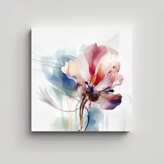 GENERICO - Canva Sublimada Arte Botánico Abstracto En 60x60 Cm