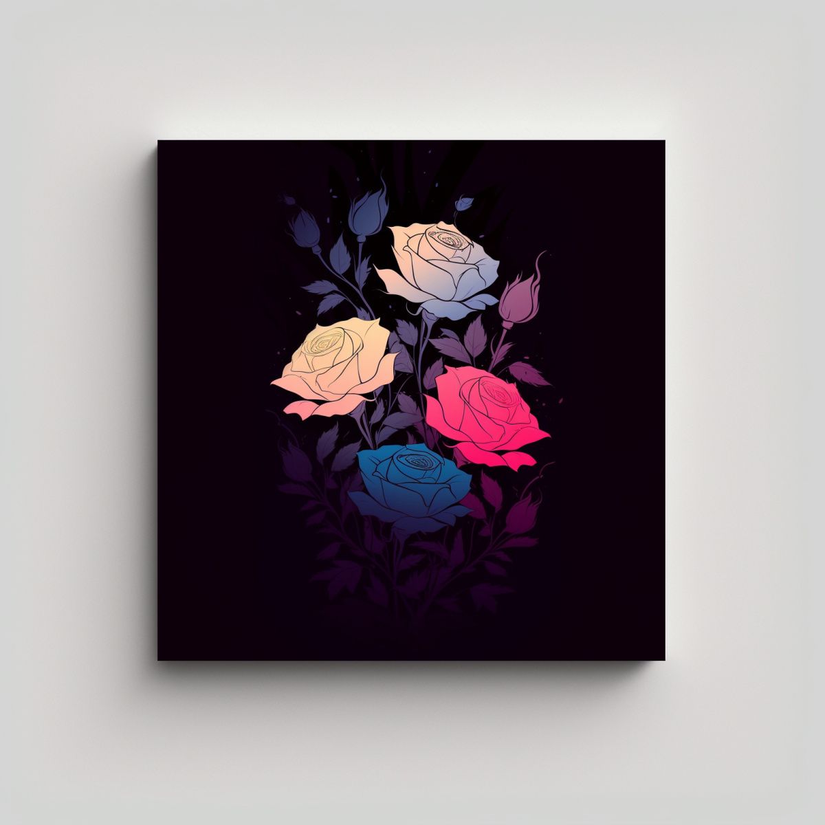 GENERICO - Cuadros Decorativos Vanguardia Canva Diseños 50x50 Cm