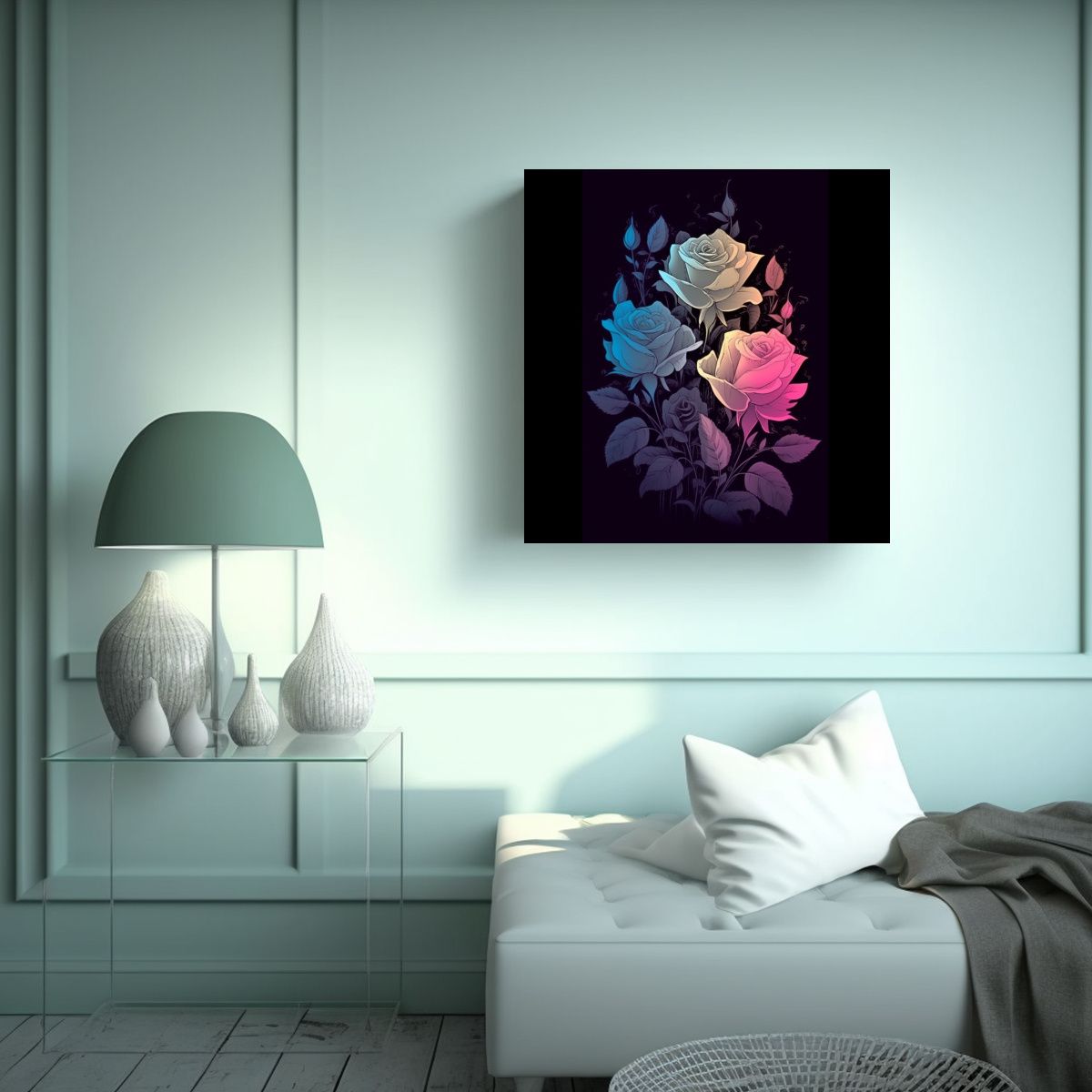 GENERICO - Cuadros Decorativos MENG YEEW Arte De Pared Y 70x70 Cm