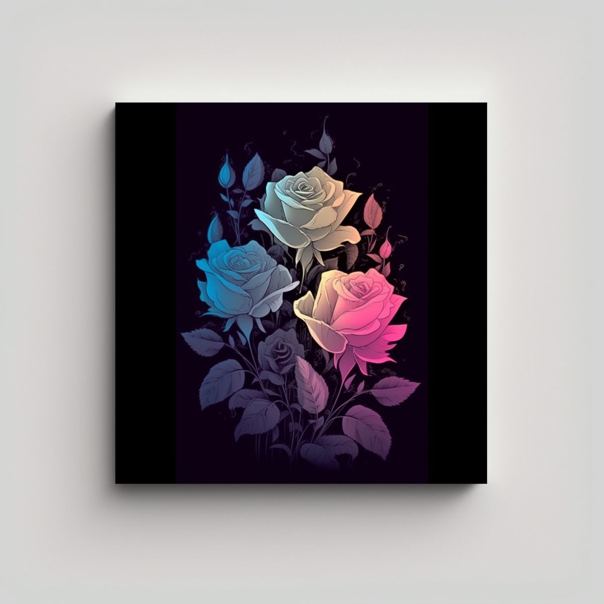 GENERICO - Cuadros Decorativos MENG YEEW Arte De Pared Y 50x50 Cm