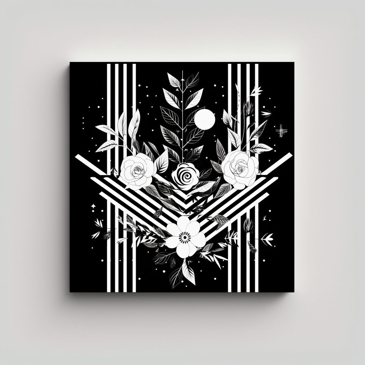 GENERICO - Cuadro Decorativo Exuberantes Colores En Patrón 40x40 Cm