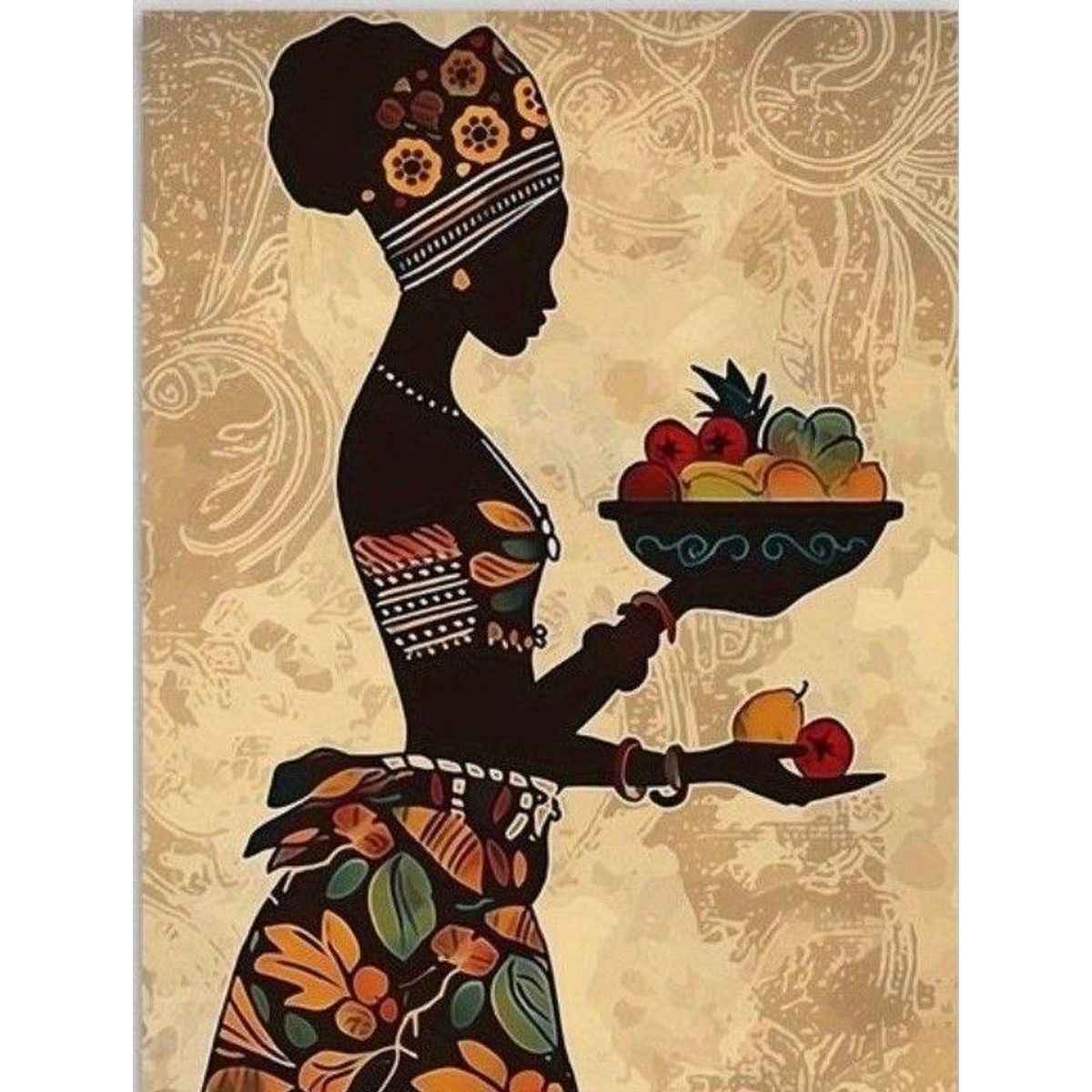 LOS REGALONES - Cuadro Canvas Imagen Negrita en lienzo 85x55 cm