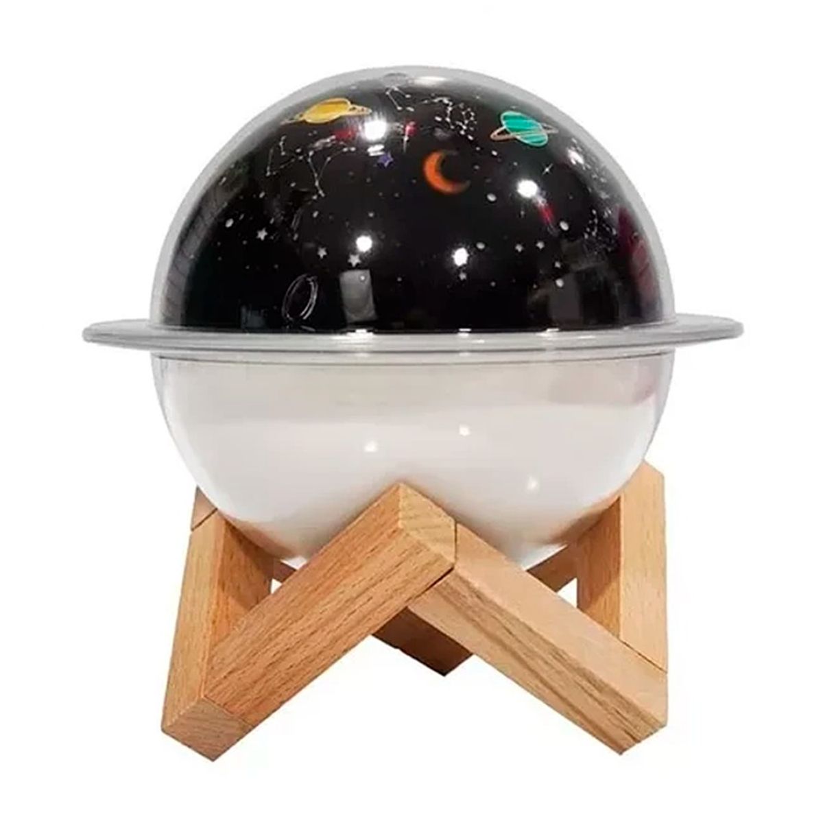 GENERICO - Difusor De Aroma Humidificador Estilo Planeta