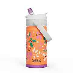 CAMELBAK - Botella Niños Flip Straw 350 Ml Blanca/Naranjo