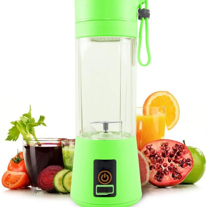 MOVI - Licuadora Portátil Recargable USB Verde - Mezcla en Cualquier Lugar