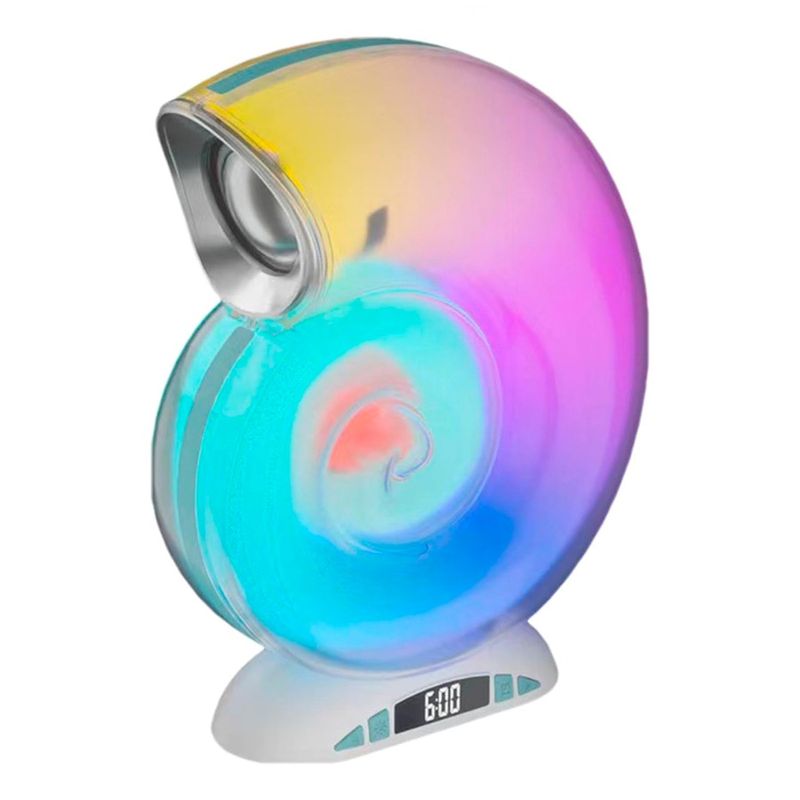 GENERICO - Parlante Bluetooth Con Forma De Caracol RGB Reproductor De Música