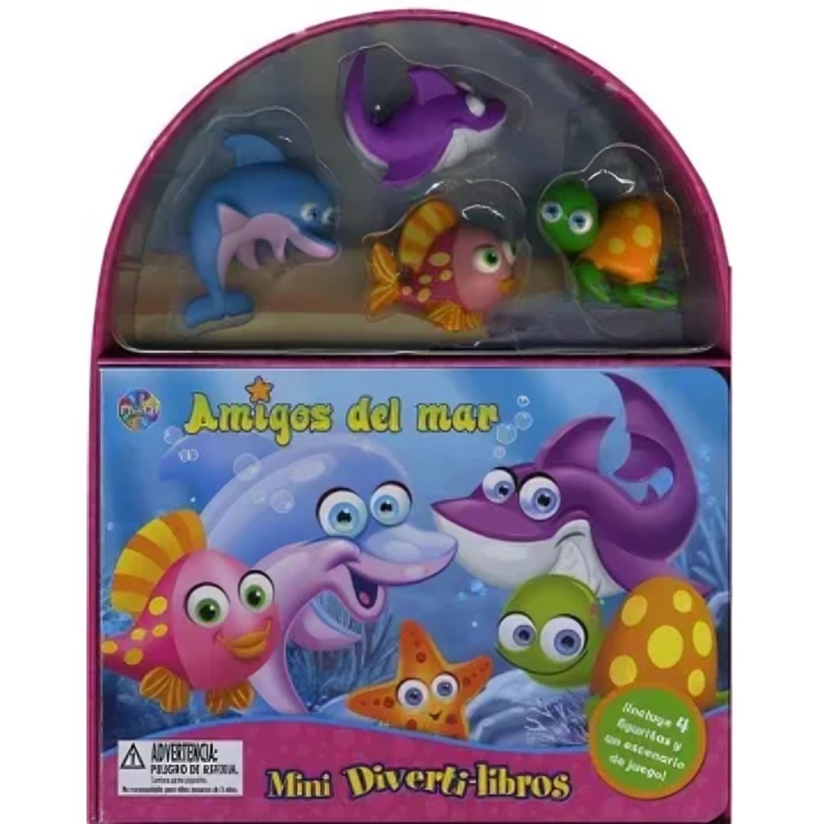 TOP10BOOKS - LIBRO Mini Diverti-Libros Amigos Del Mar - Mini Diverti-Libros Amigos Del Mar