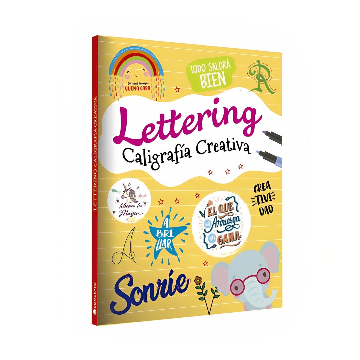 TOP10BOOKS - LIBRO Lettering - Caligrafía Creativa - Lettering - Caligrafía Creativa