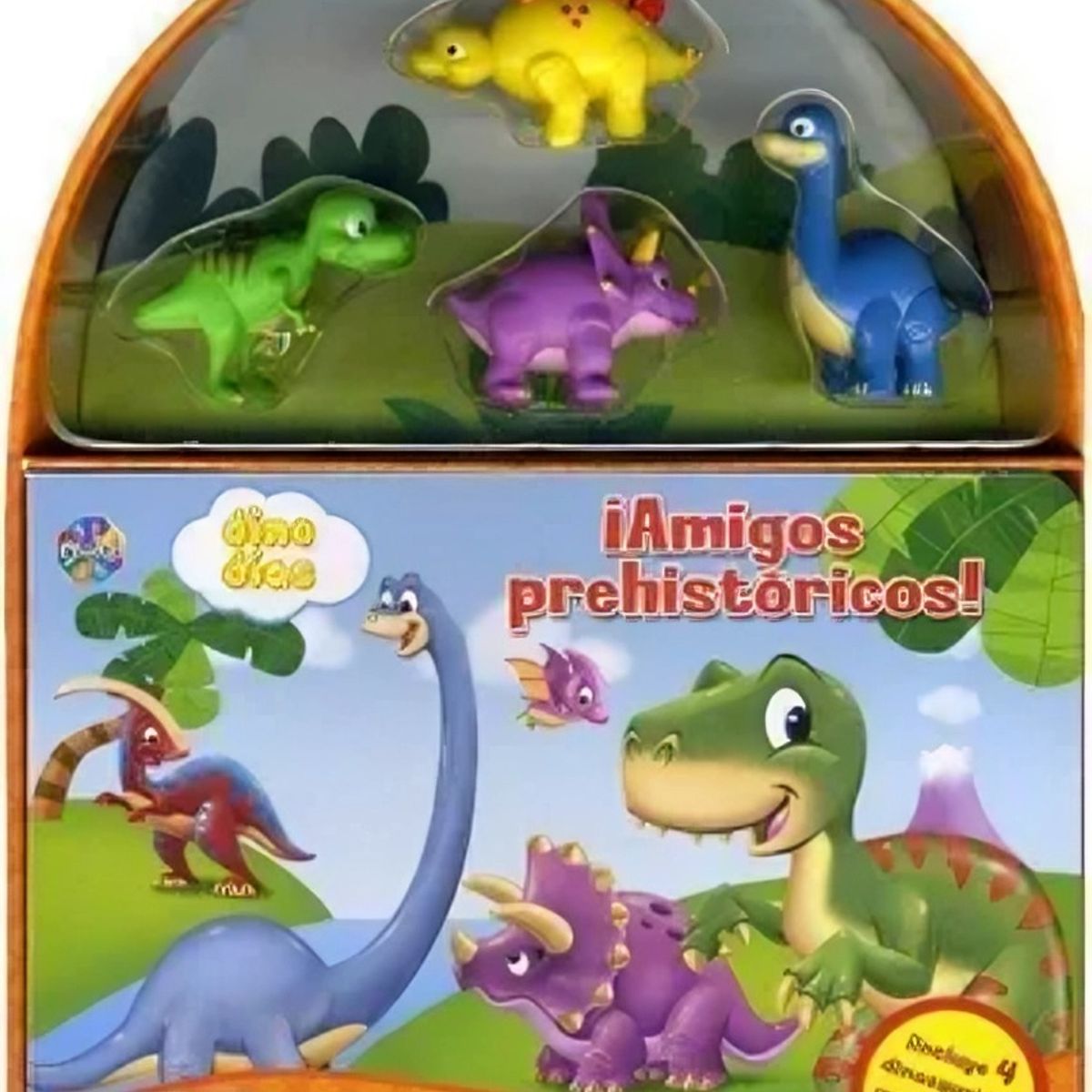 TOP10BOOKS - LIBRO Mini Diverti-Libros Amigos Prehistoricos