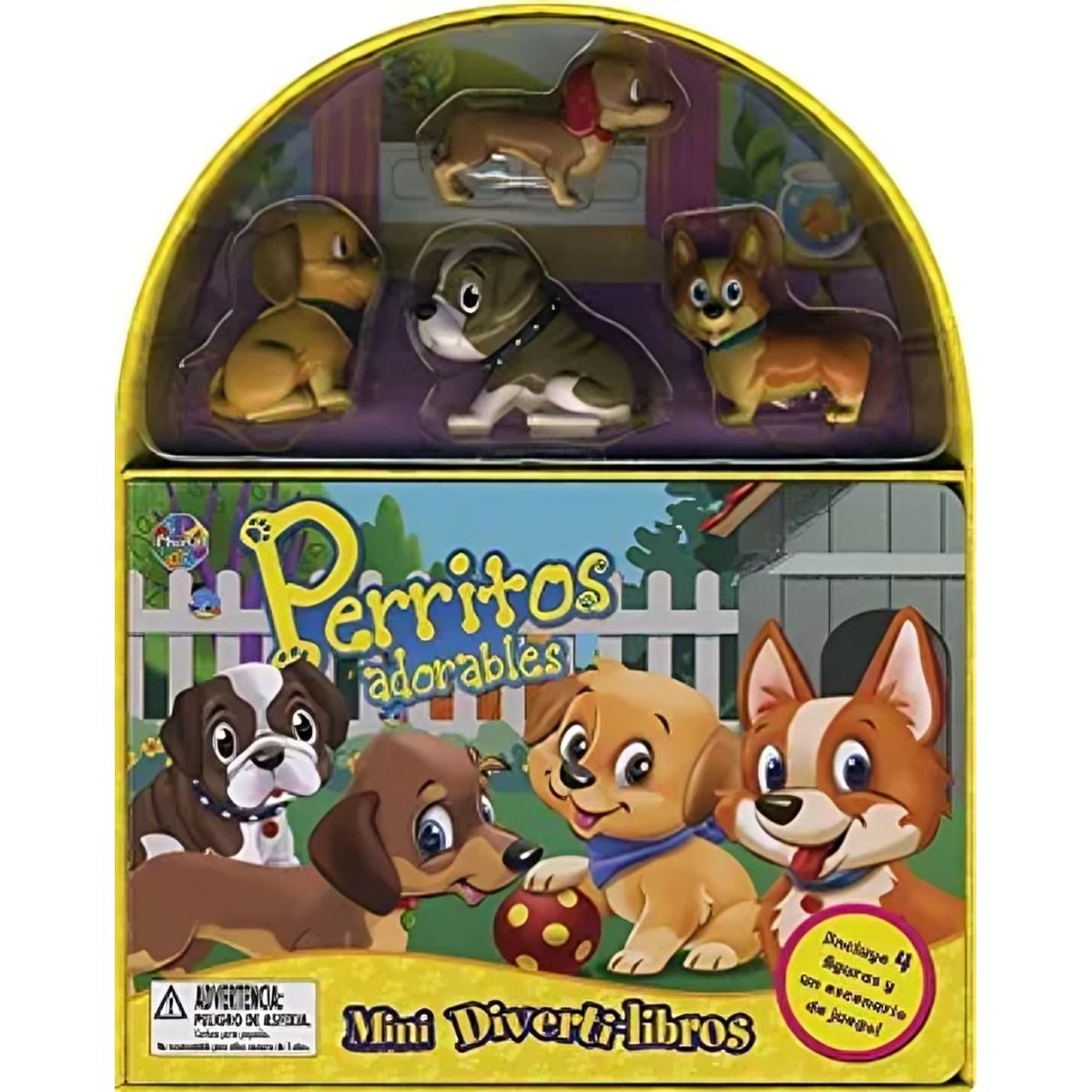 TOP10BOOKS - LIBRO Mini Diverti-Libros Perritos Adorables