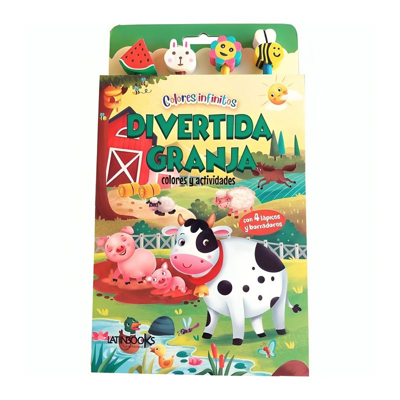TOP10BOOKS - LIBRO COLORES INFINITOS - DIVERTIDA GRANJA / EQUIPO EDITORIAL / LATINBOOKS