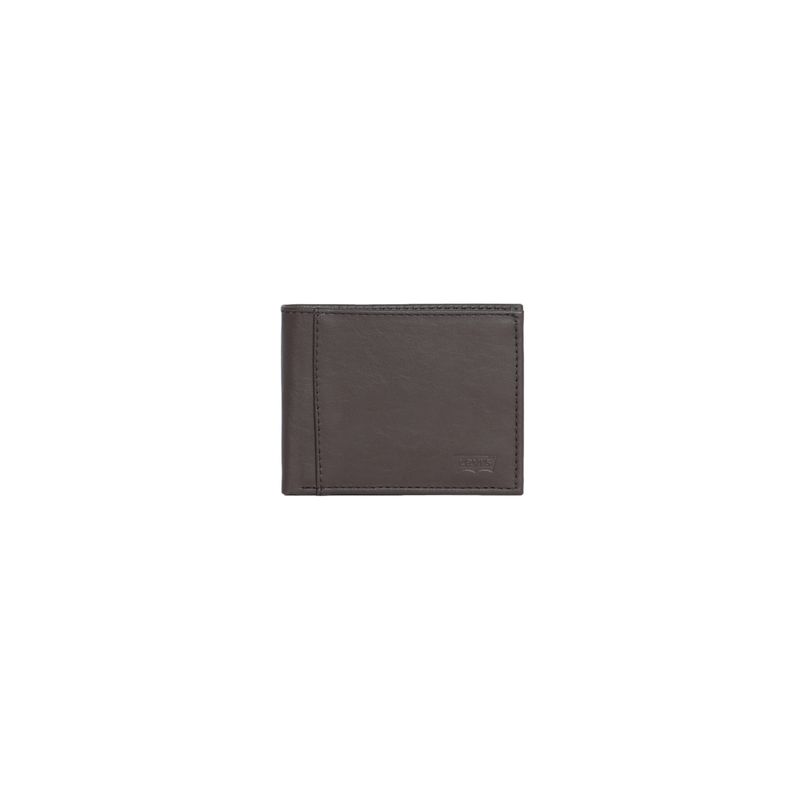 LEVIS - Billetera Hombre Trifold Wallet Café Levis