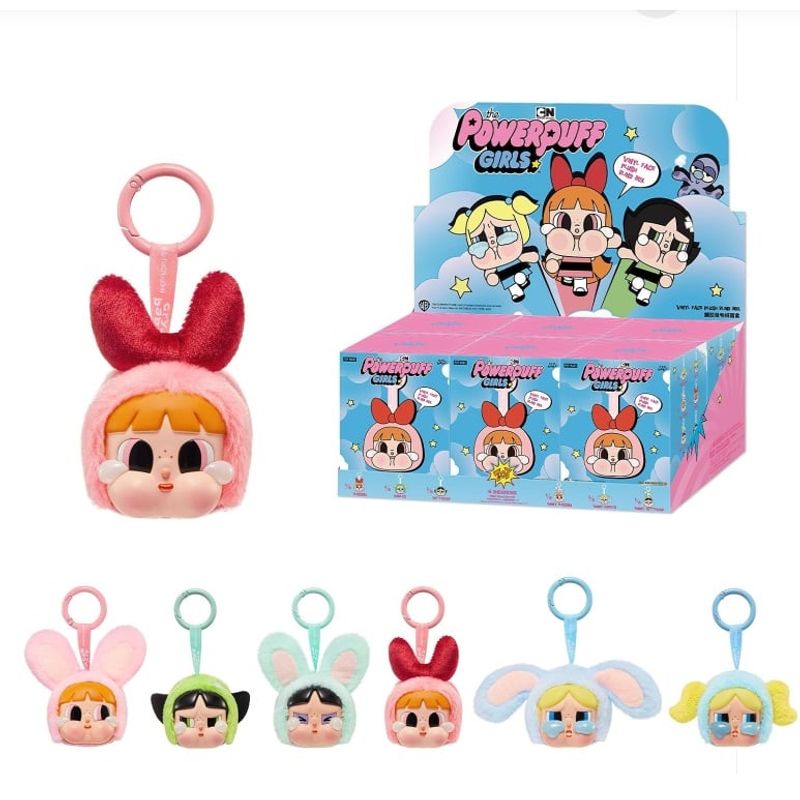 GENERICO - CRYBABY Labubu × Powerpuff Girls Chicas super poderosas