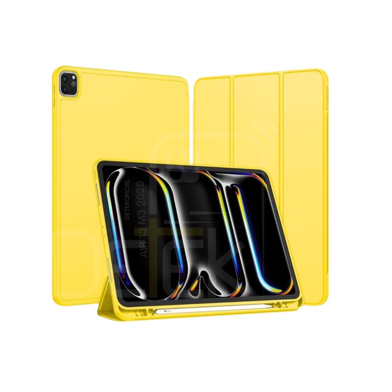GENERICO - Funda Smart Cover Para iPad Air 13 M3 2025 - Amarillo