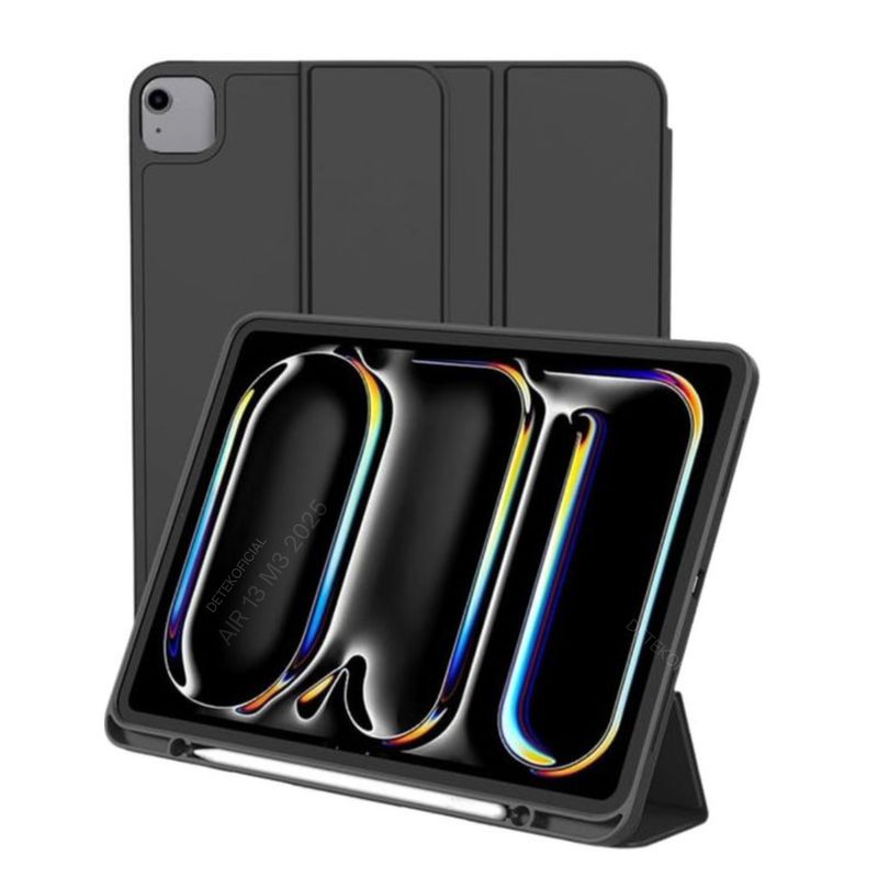 GENERICO - Funda Smart Cover Para iPad Air 13 M3 2025 - Negro