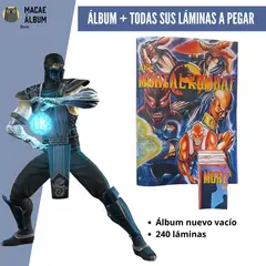 GENERICO - Álbum Mortal Kombat rmst 95 + Todas Sus Láminas A Pegar