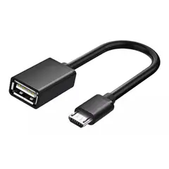 GENERICO - Cable Otg Micro Usb De Metal Para Pendrive Mouse Teclado