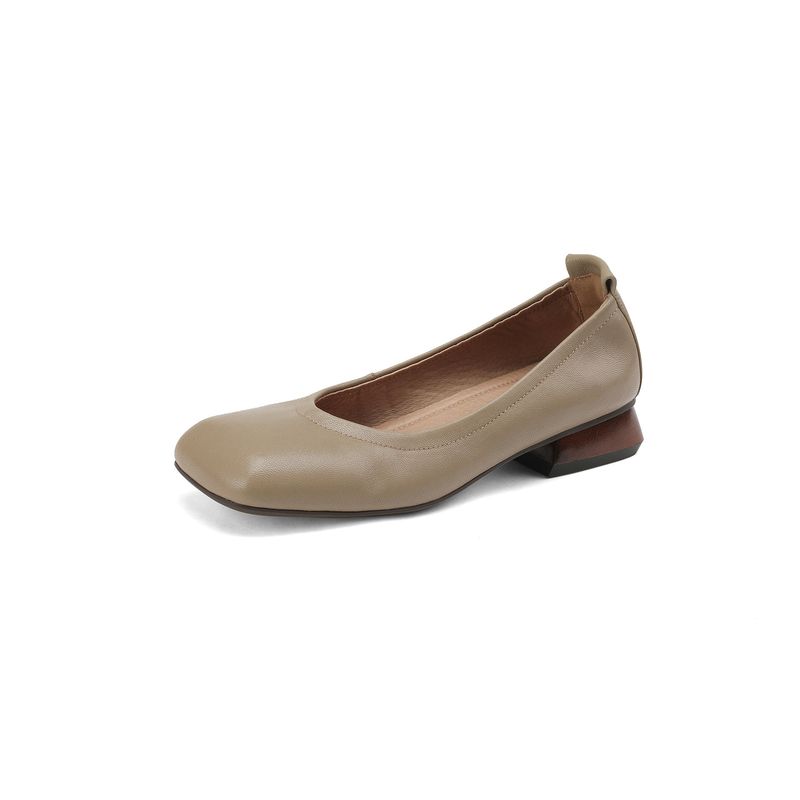 BLWOENS - Zapatos planos de verano para mujeres Zapatilla - Beige