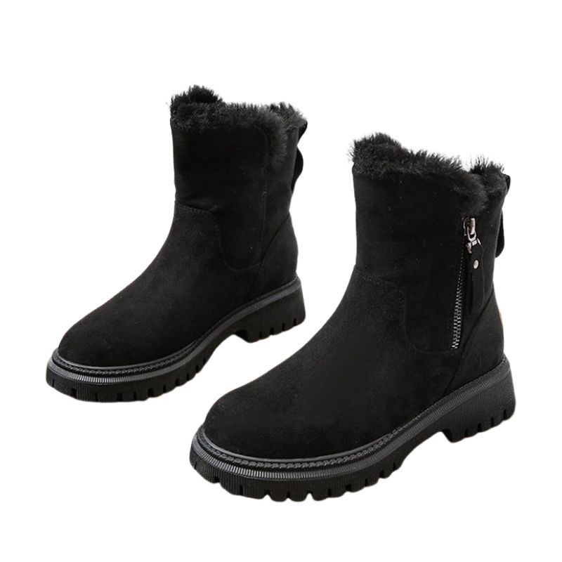 BLWOENS - Botas con cierre para Mujer-Negro