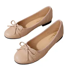 BLWOENS - Zapatillas con lazo para Mujer -Rosa Claro