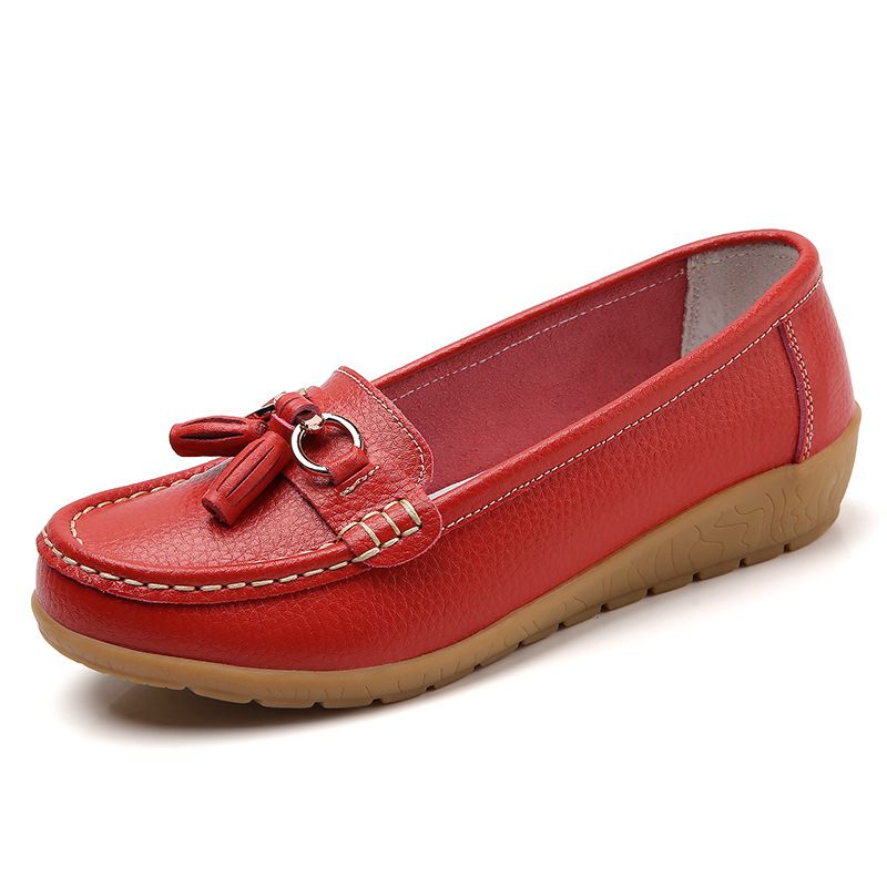 BLWOENS - zapatillas con plataforma para Mujer - Rojo