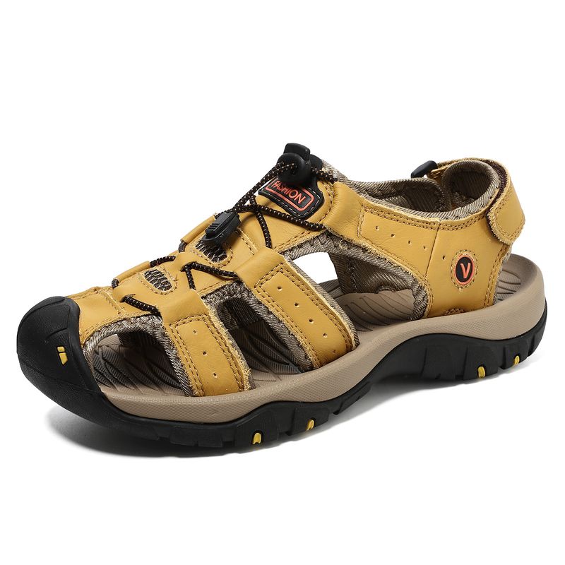 BLWOENS - Sandalias Hombre - Amarillo