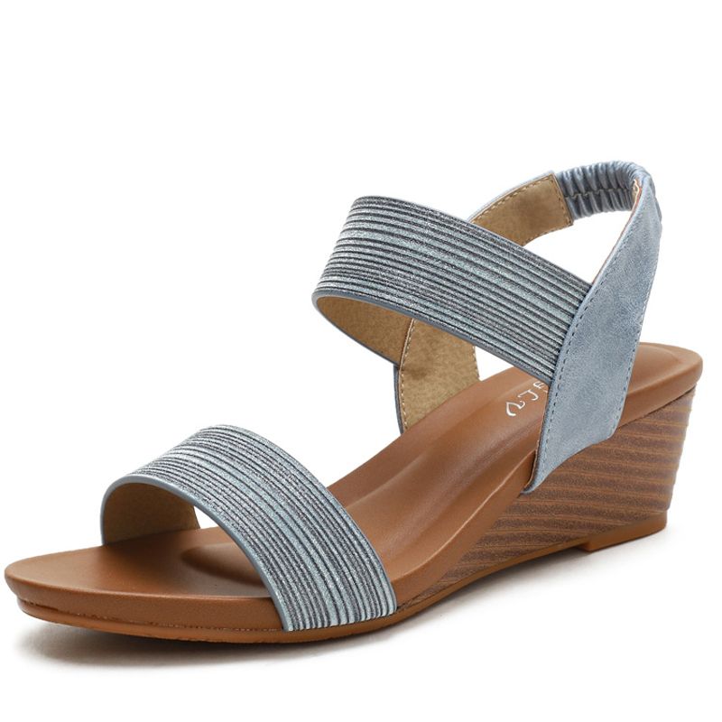 BLWOENS - Sandalias Mujer - Azul