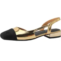 BLWOENS - Zapatos Sandalias de verano para mujeres Zapatilla - Dorado