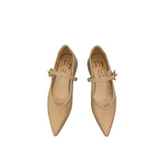 BLWOENS - Zapatos planos de verano para mujeres Zapatilla - Beige
