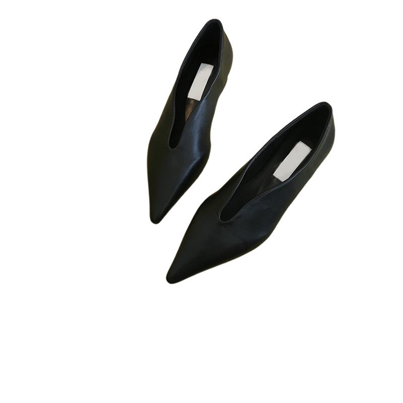 BLWOENS - Zapatos planos de verano para mujeres Zapatilla - Negro