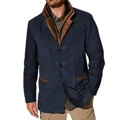 BLWOENS - Chaqueta de invierno para hombres - Azul
