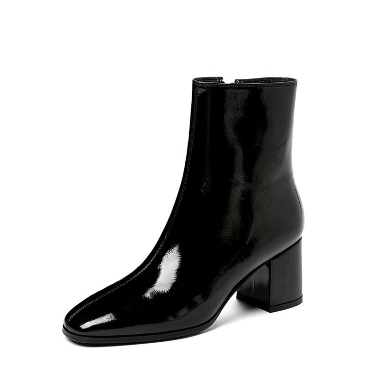 BLWOENS - Botas en punta para Mujer zapatillas-Negro