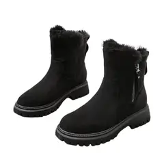 BLWOENS - Botas con cierre para Mujer-Negro