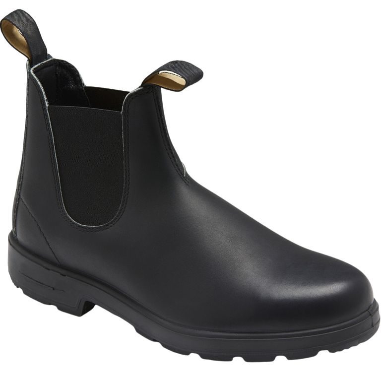 Botas con caña elasticadas para Hombre-Negro
