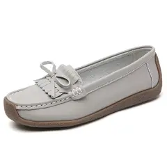 BLWOENS - Zapatillas con plataforma y punta cuadrada para Mujer - Gris