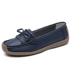 BLWOENS - Zapatillas con plataforma y punta cuadrada para Mujer - Azul