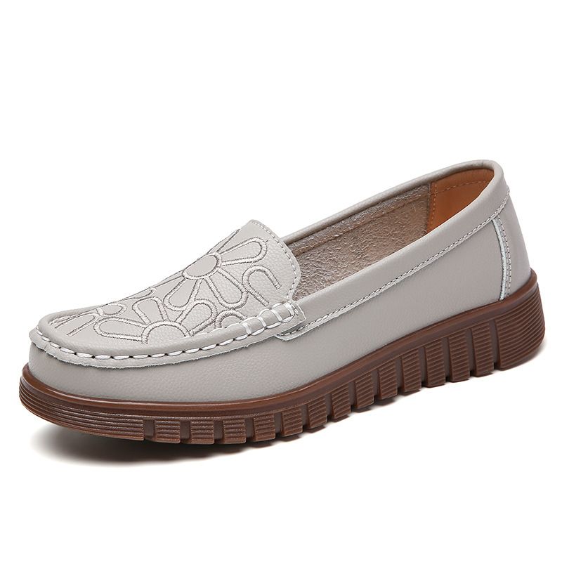 BLWOENS - zapatillas con plataforma y diseño para Mujer - Gris