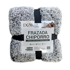DORAL - Frazada Chiporro Two Tones 2 Plazas Colores Oscuros - SC
