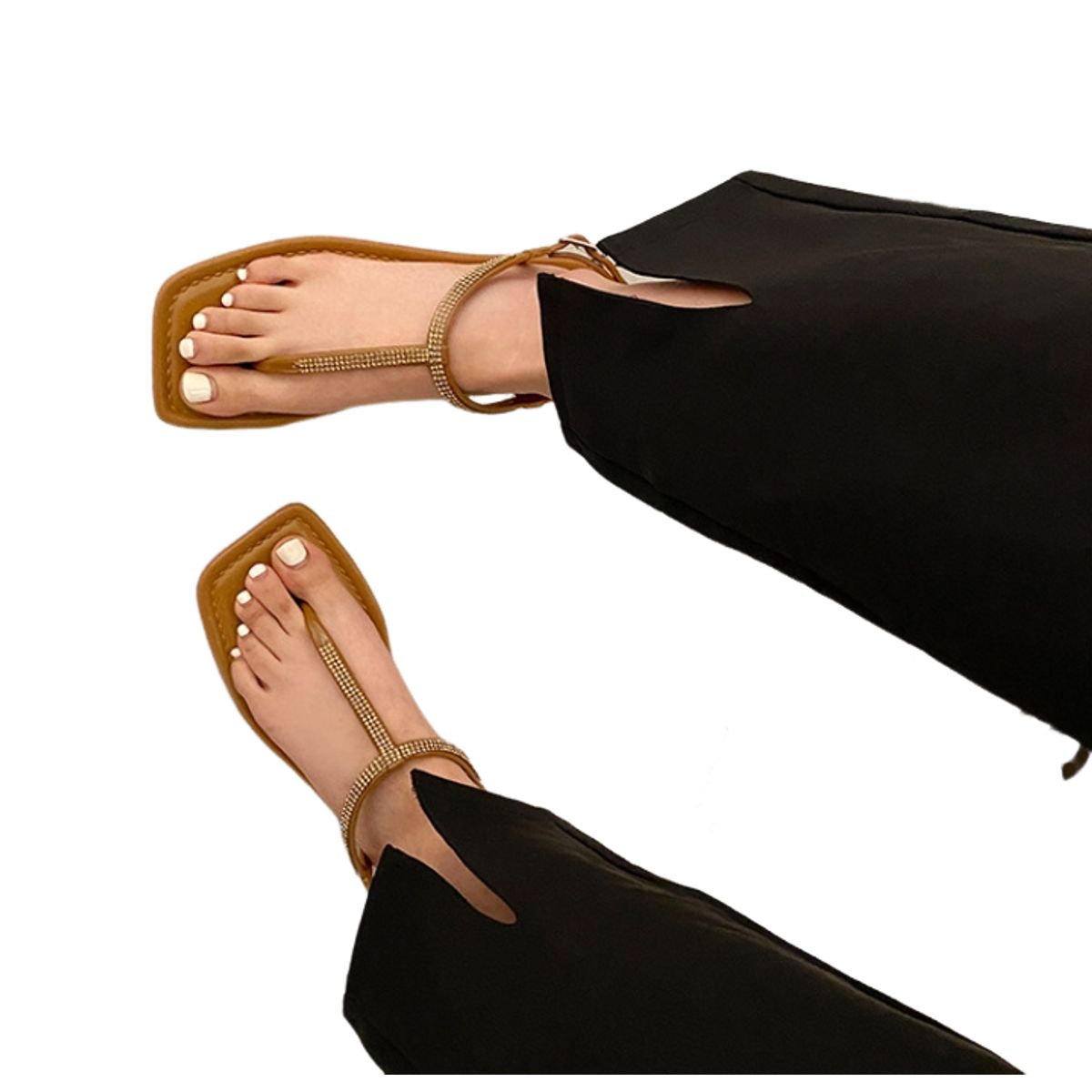 BLWOENS - Sandalias Mujer - Café