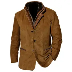 BLWOENS - Chaqueta de invierno para hombres - Marrón