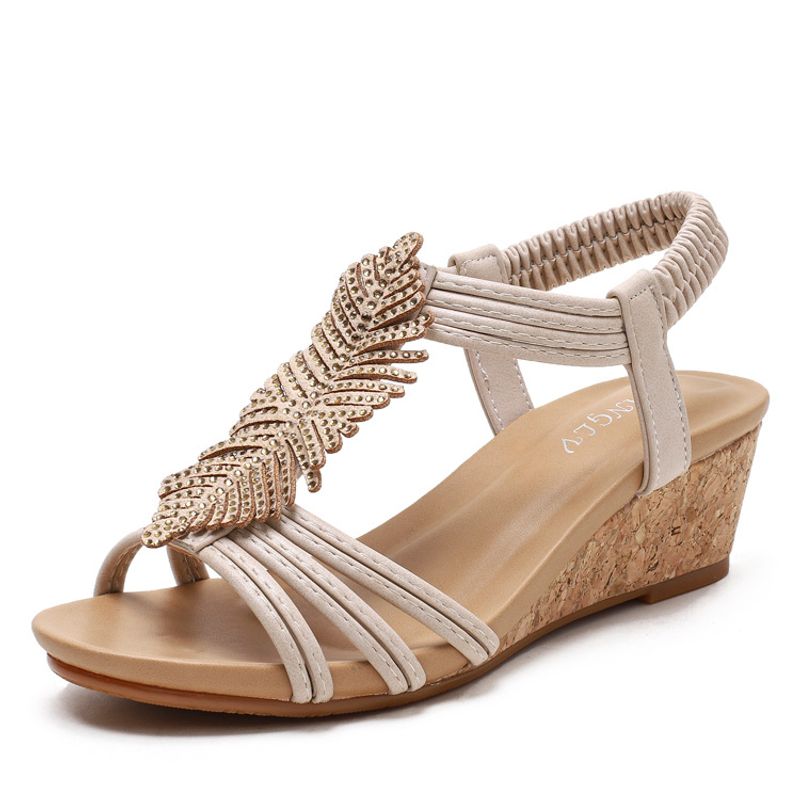 BLWOENS - Sandalias Mujer - Beige