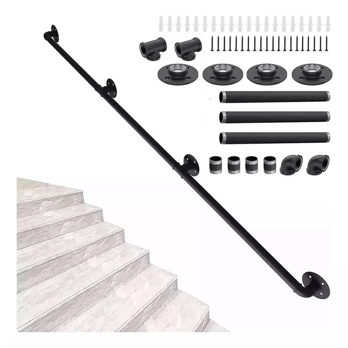 KUANGYE - Pasamanos De Barandal De Escaleras Profesionales 3 Metro